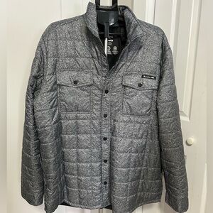 Roots Men's Quilted Shirt Jacket - Grey XXL